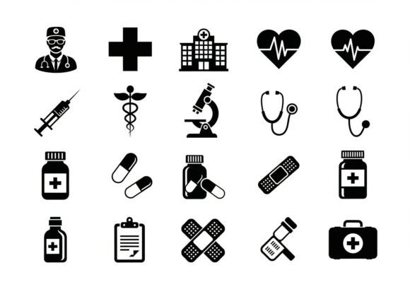 Black and White Medical Pills