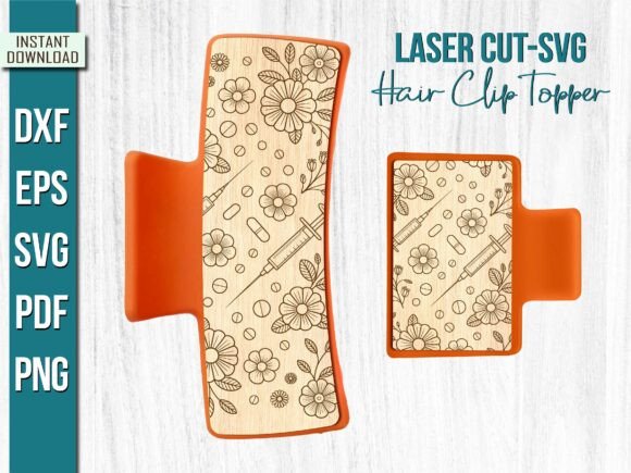 Daisy Nurse Medical Hair Clip Topper