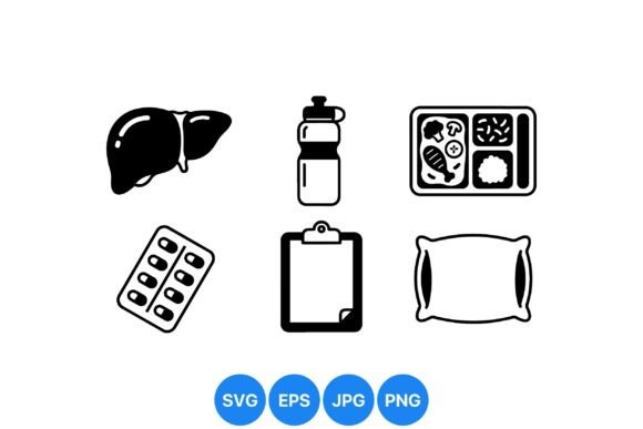 Medical Health Icon Vector Pack