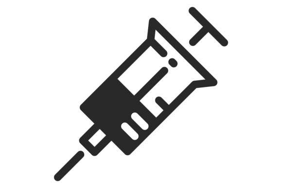 Medical Injection Icon. Vaccine Shot. Sy
